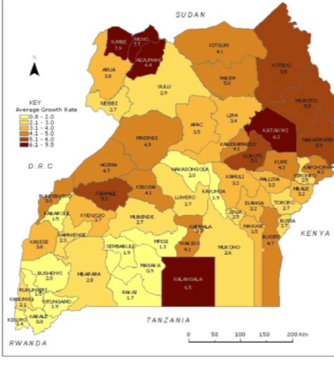 district map uganda|uganda population by district.